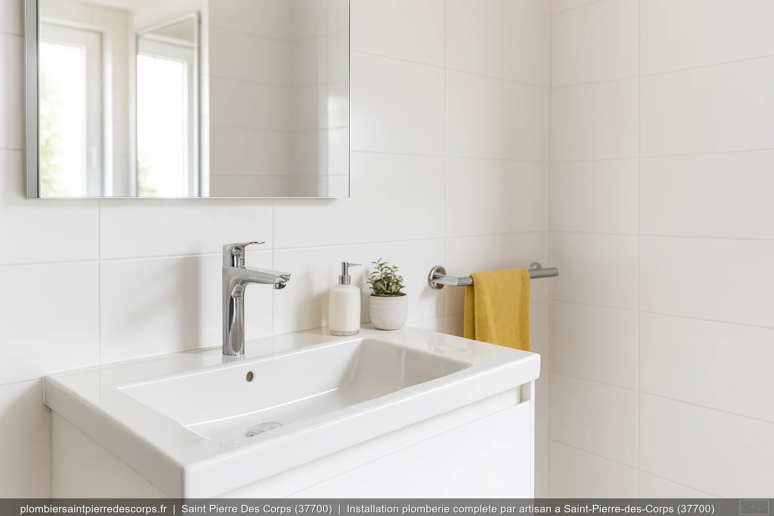 Installation plomberie complete par artisan a Saint-Pierre-des-Corps (37700)