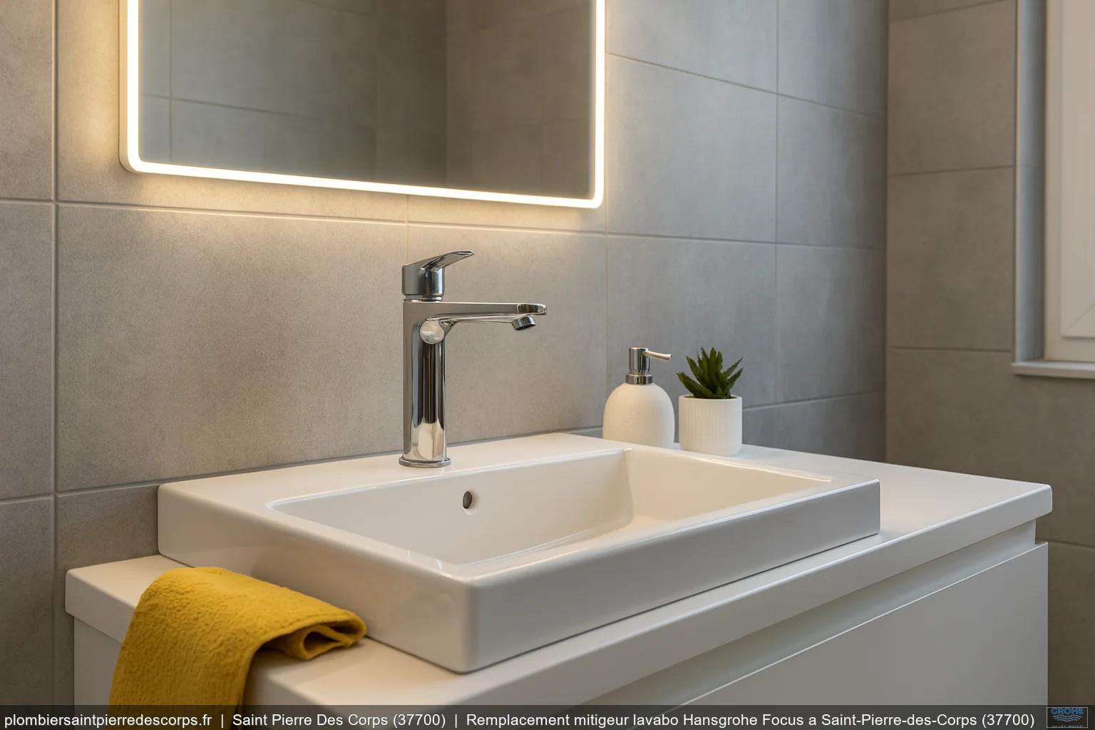 Remplacement mitigeur lavabo Hansgrohe Focus a Saint-Pierre-des-Corps (37700)